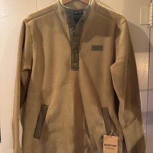 Burton Men's Fleece Pullover-  size S,  BNWT